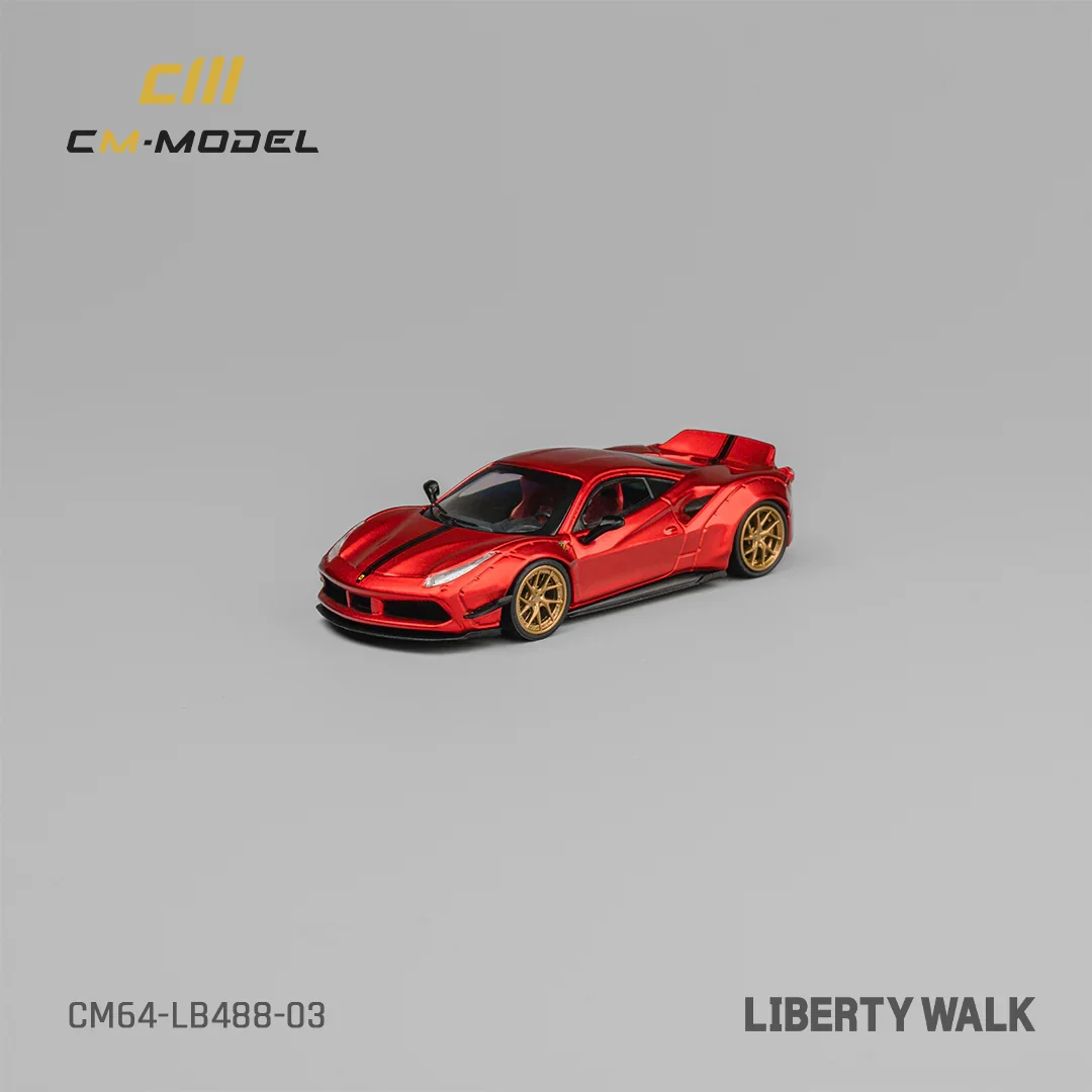 LBWK 488 WIDEBODY METALLIC RED - CM MODEL 1:64 - Image 2