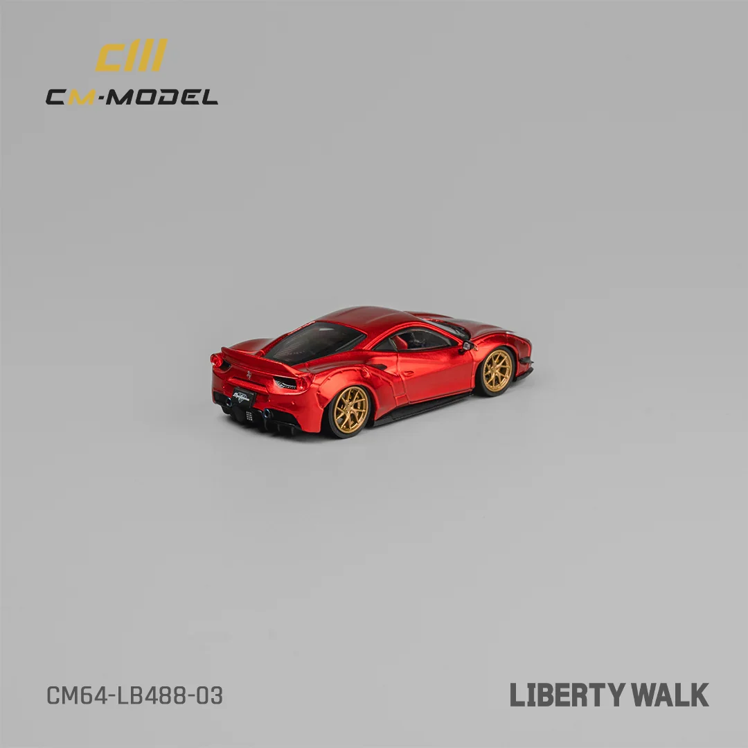 LBWK 488 WIDEBODY METALLIC RED - CM MODEL 1:64 - Image 3