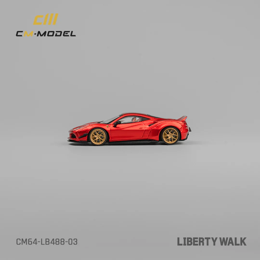 LBWK 488 WIDEBODY METALLIC RED - CM MODEL 1:64 - Image 4
