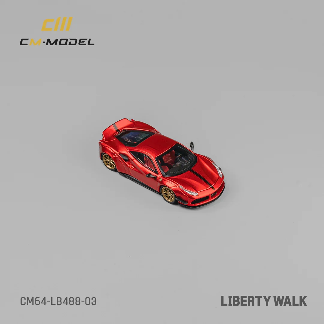 LBWK 488 WIDEBODY METALLIC RED - CM MODEL 1:64 - Image 5