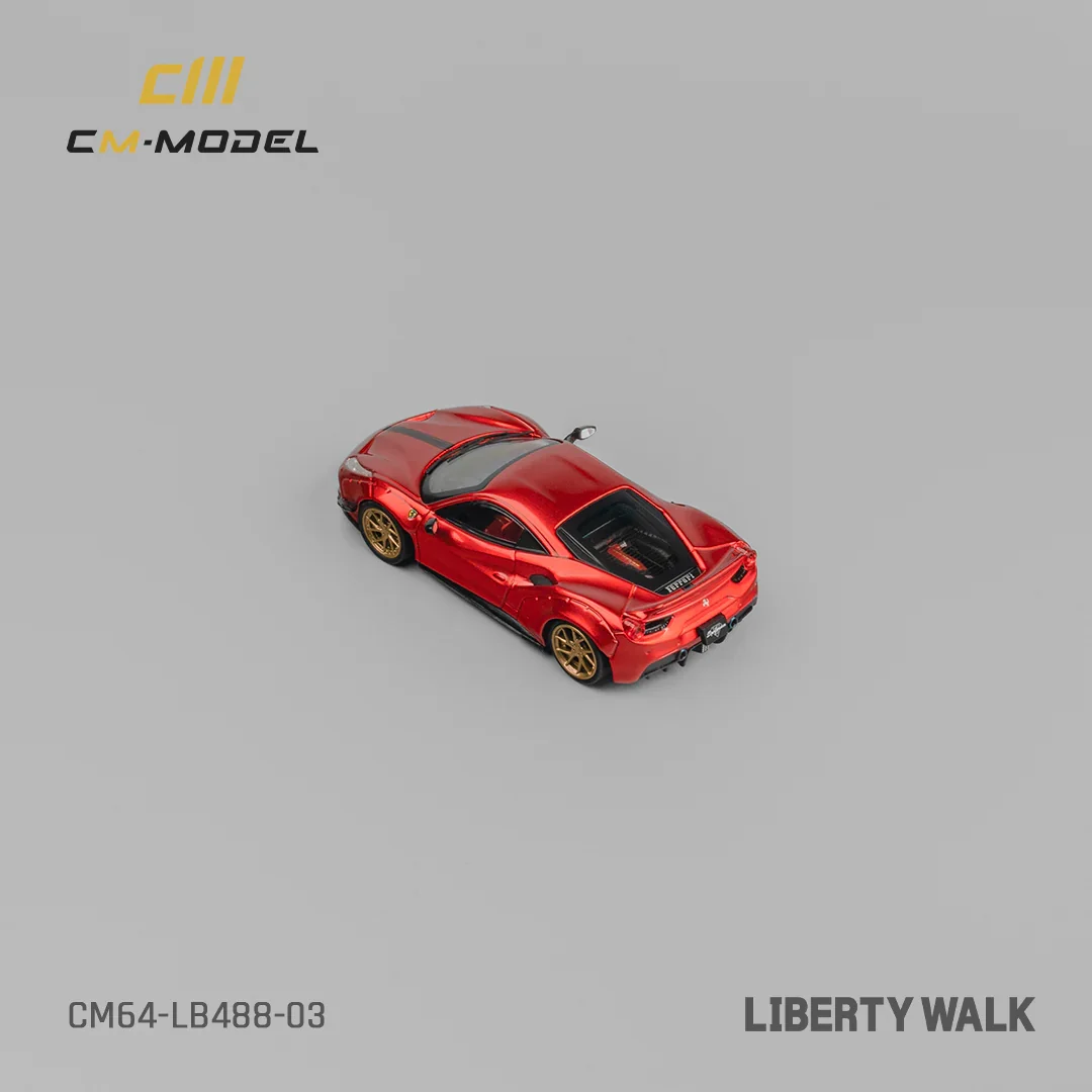 LBWK 488 WIDEBODY METALLIC RED - CM MODEL 1:64 - Image 6