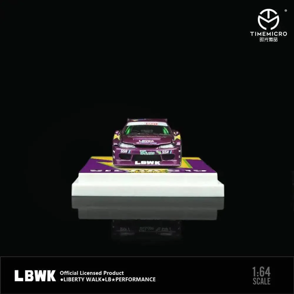 LBWK Nissan Silvia S15 Gift Box Edition - Time Micro 1:64 - Image 5