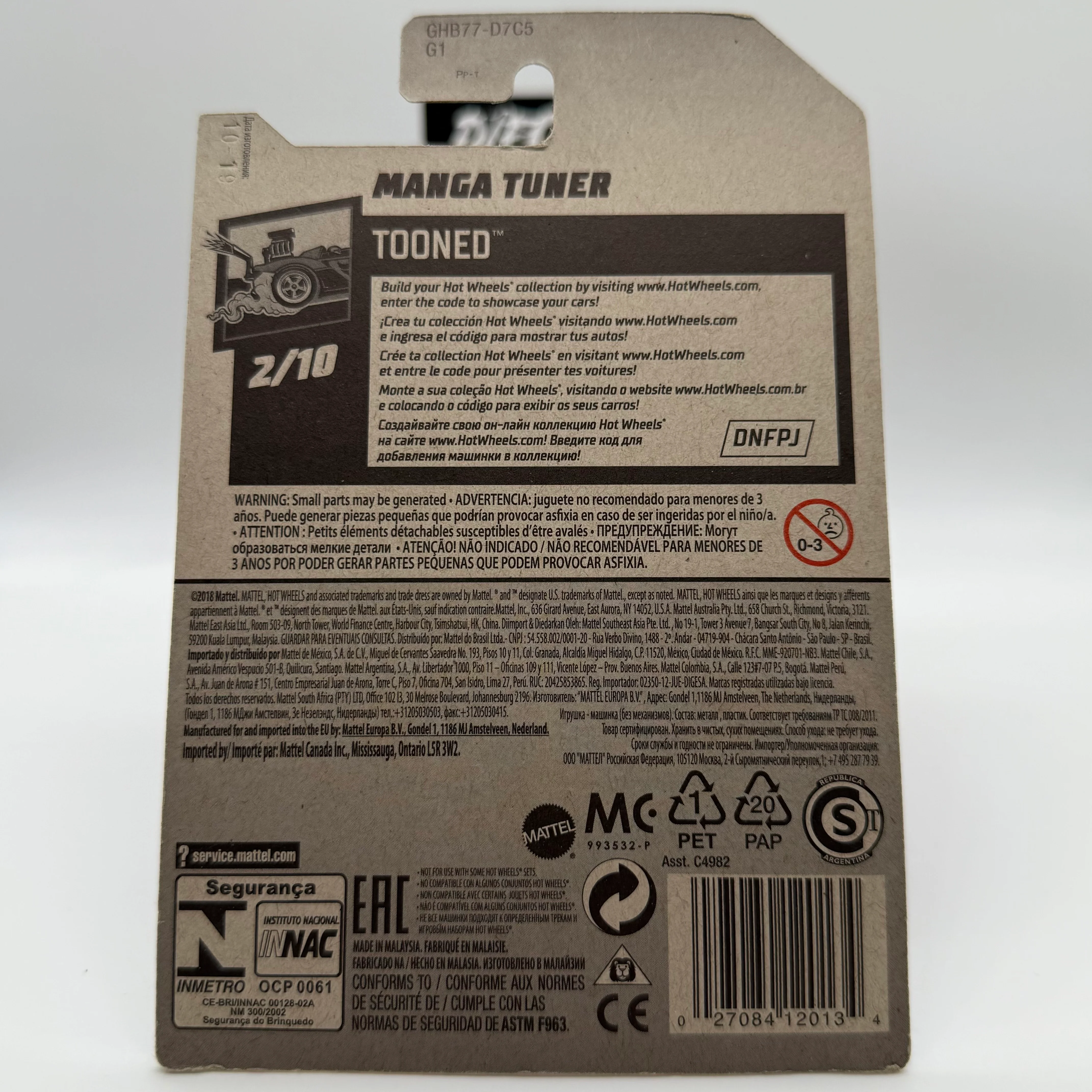 Manga Tuner - TOONED 2/10 Hotwheels Mainline 82/250 - Image 2