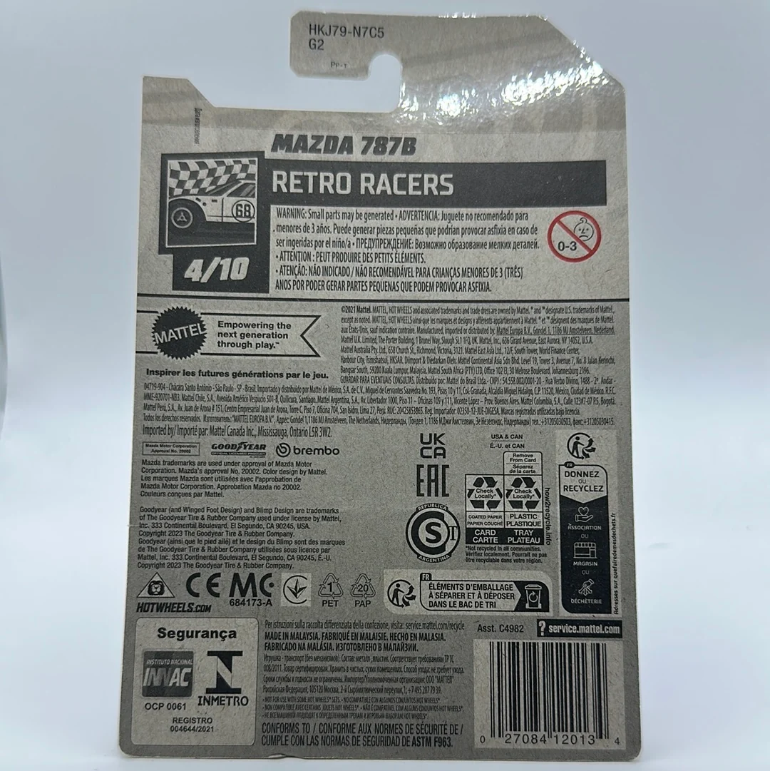 Mazda 787B Retro Racer 4/10 Hotwheels Mainline 28/250 - Image 2