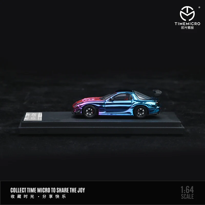 Mazda RX-7 Amemiya hood
version - (Electroplated blue pink) TimeMicro *LIMITED TO 999pcs) - Image 2