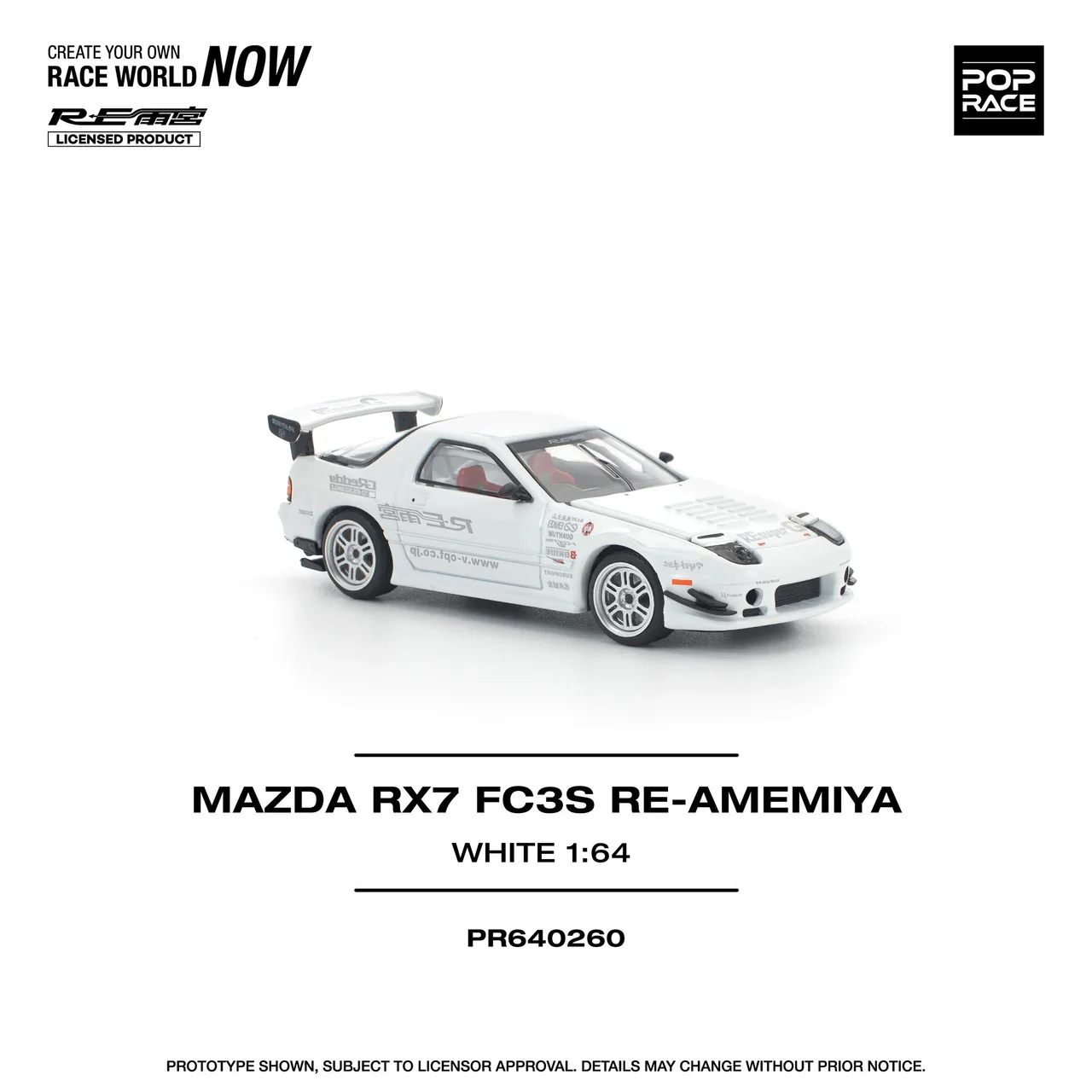Mazda RX-7 FD3S RE-AMIMEYA Pop Race 1:64 - Image 2