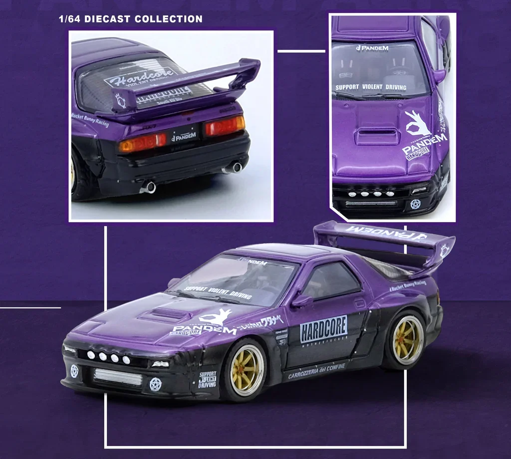 MAZDA RX7 (FC3S) "PANDEM AERO" WIDEBODY KIT (PURPLE) INNO64 - Image 2