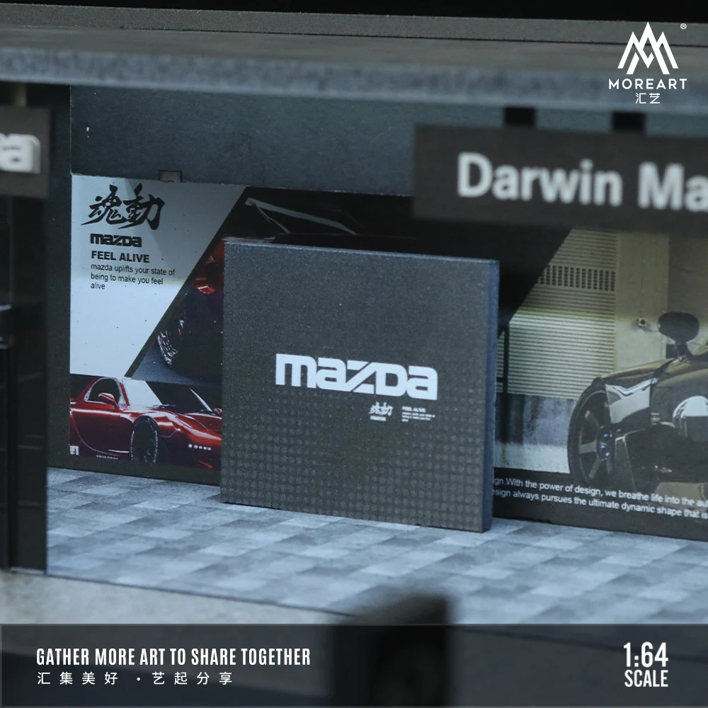 Mazda Showroom Model - w/LED LIGHTS Morearts 1:64 - Image 4