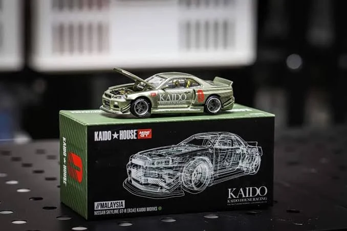 MDX Nissan Skyline GT-R R34 MALAYSIA 2023 EVENT CAR KAIDO HOUSE x MINIGT - Image 2
