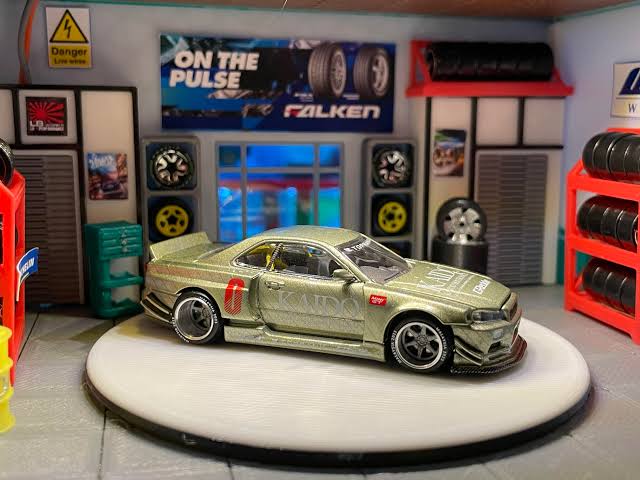 MDX Nissan Skyline GT-R R34 MALAYSIA 2023 EVENT CAR KAIDO HOUSE x MINIGT - Image 3