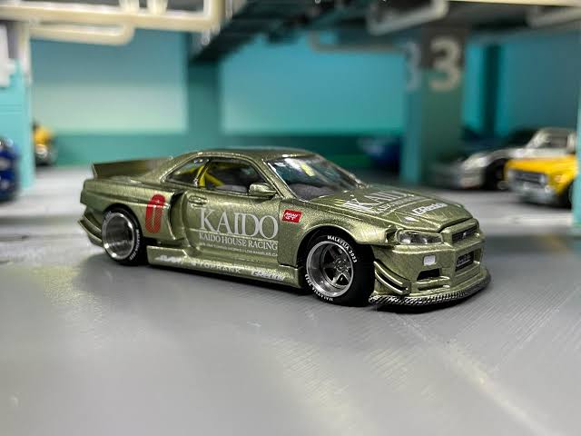 MDX Nissan Skyline GT-R R34 MALAYSIA 2023 EVENT CAR KAIDO HOUSE x MINIGT - Image 4
