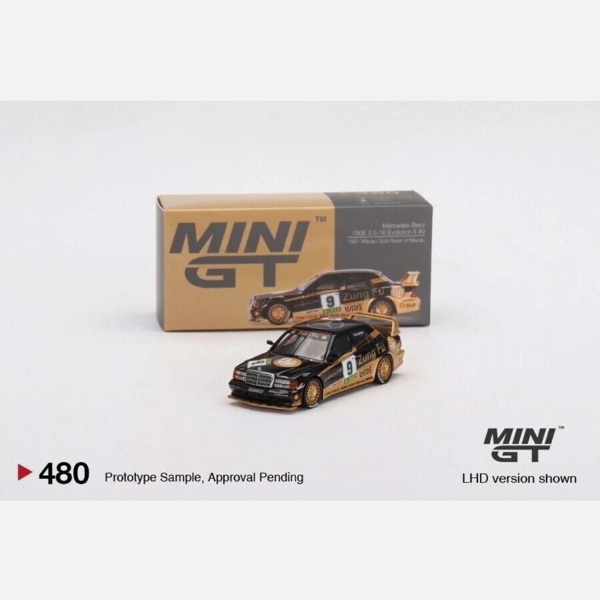 Mercedes-Benz 190E 2.5-16 AMG/Zung Fu 3 Cars Set MiniGT LIMITED 3000pcs - Image 3
