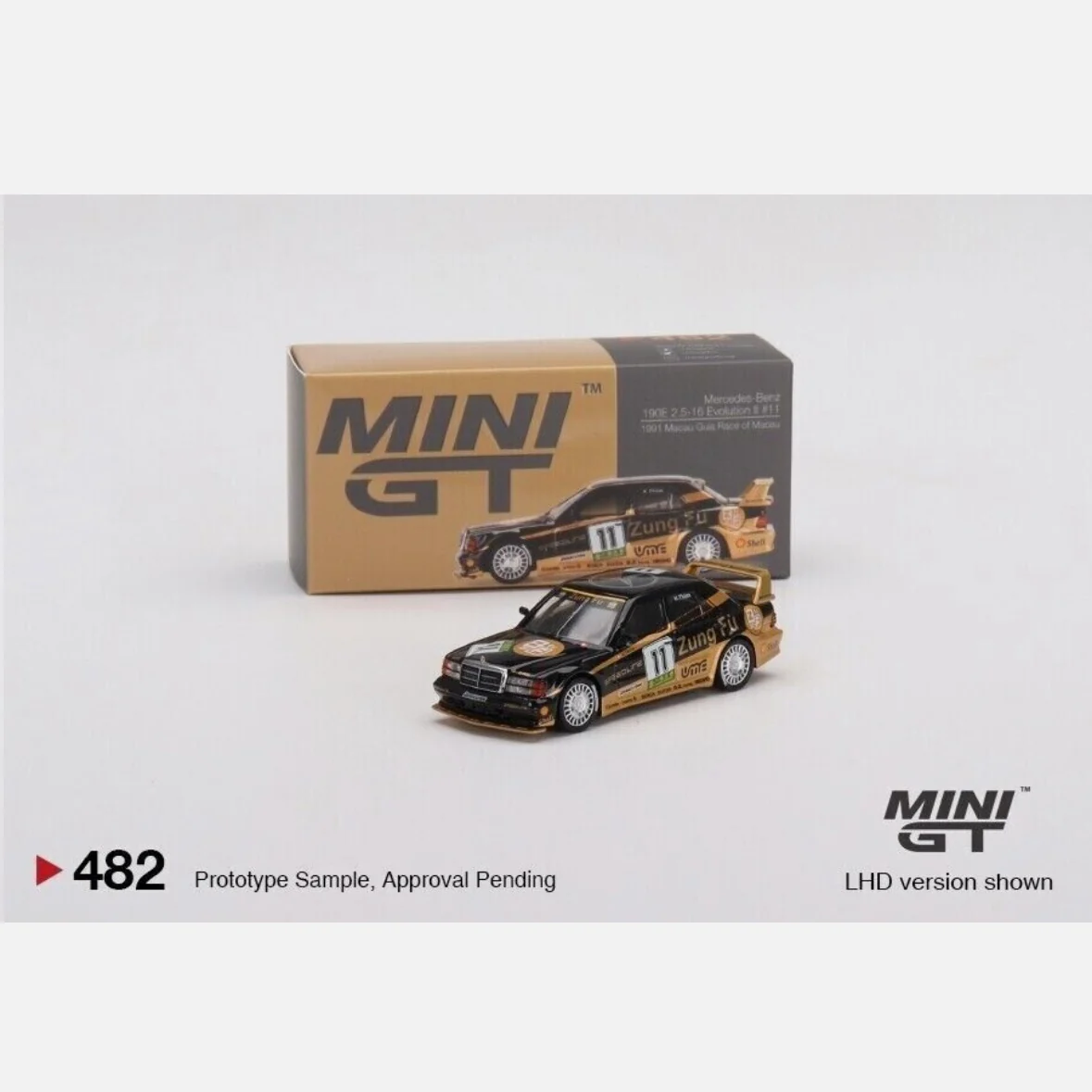 Mercedes-Benz 190E 2.5-16 AMG/Zung Fu 3 Cars Set MiniGT LIMITED 3000pcs - Image 5