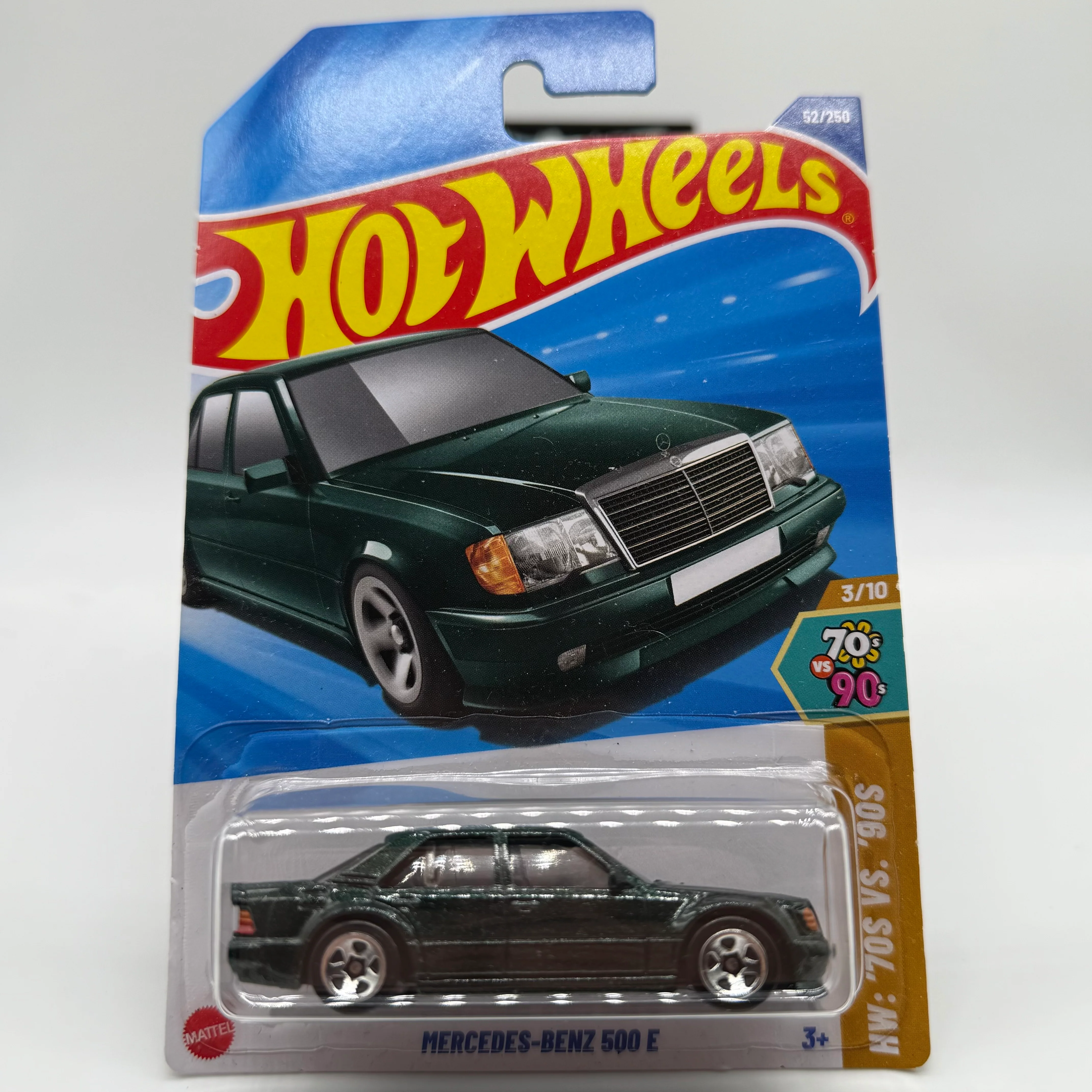 Mercedes-Benz 500E HW ‘70s VS. 90s 3/10 Hotwheels Mainline 52/250