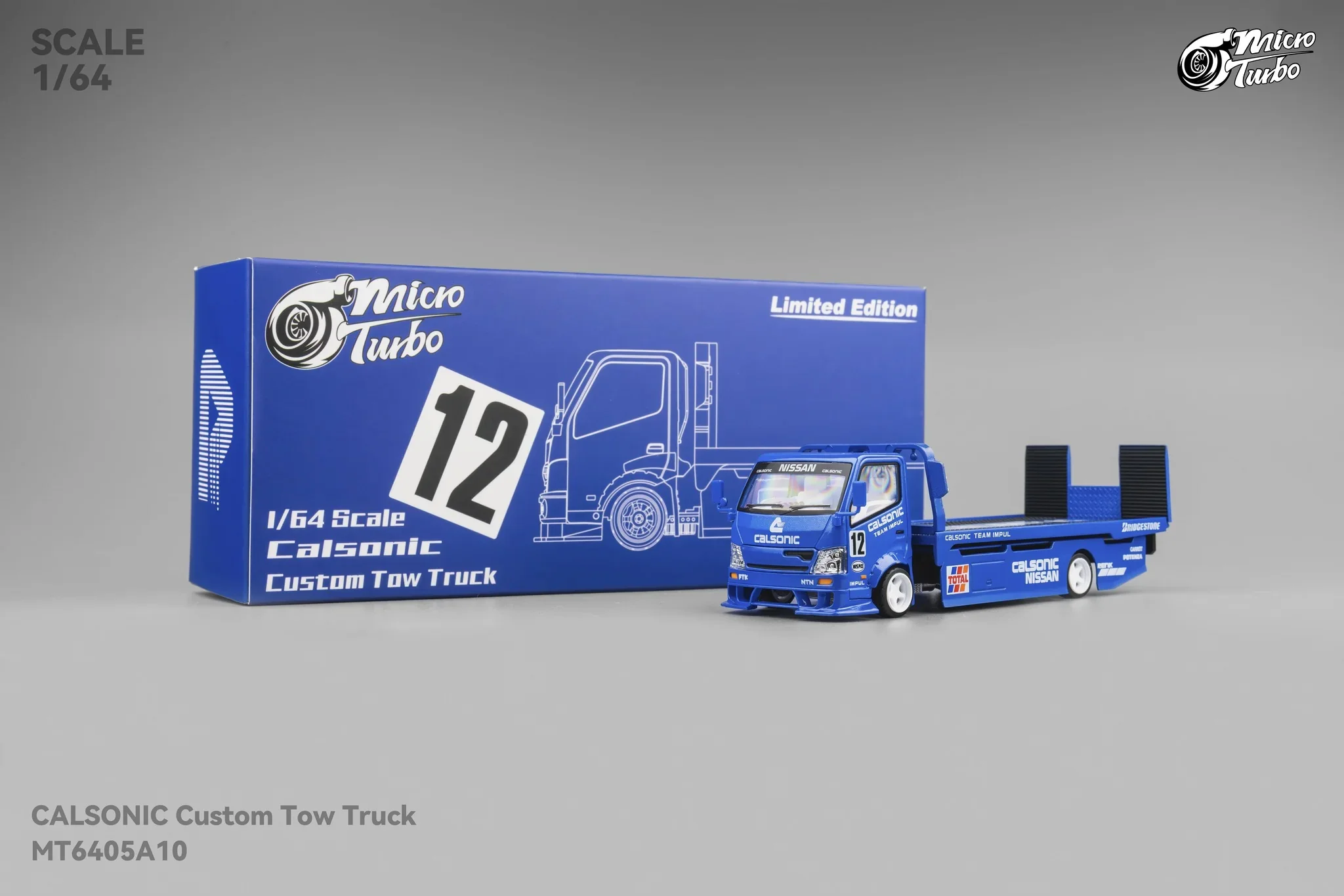 Microturbo - 1/64 Custom Tow Truck - Calsonic - Image 3