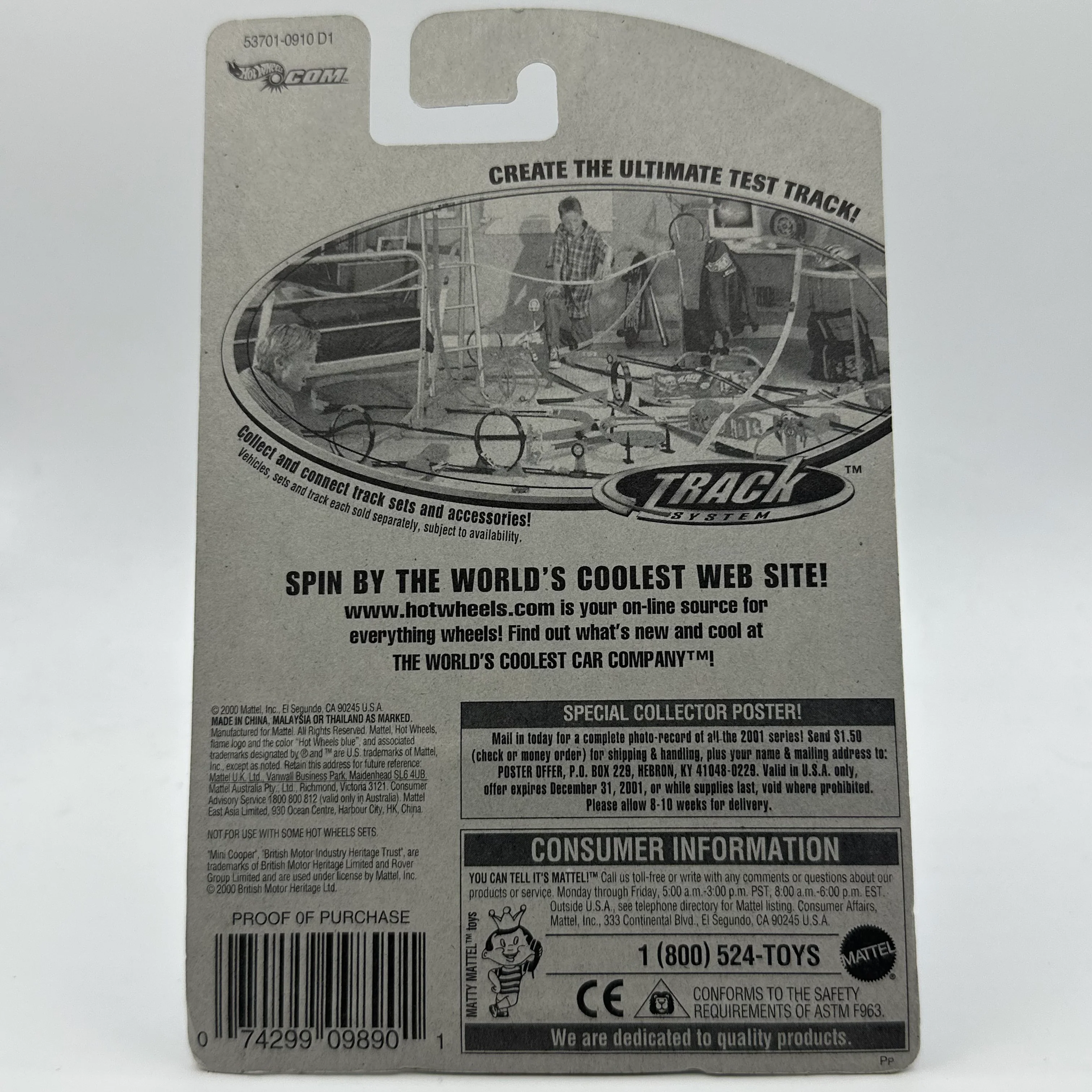 Mini Cooper - Collector no. 158 Hotwheels Mainline Collector Release 2001 - Image 2