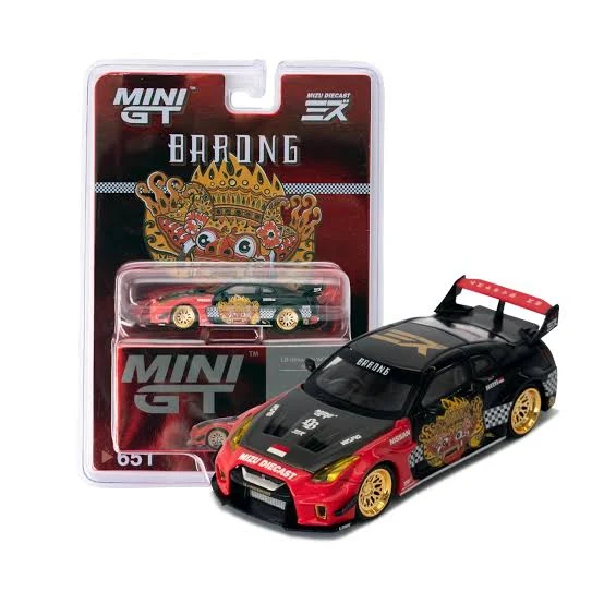 Mini GT LB-Silhouette WORKS GT NISSAN 35GT-RR Ver.1 “BARONG” MINI GT x MIZU Diecast