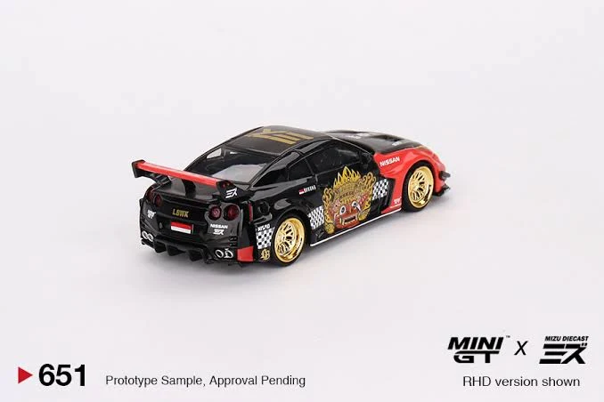 Mini GT LB-Silhouette WORKS GT NISSAN 35GT-RR Ver.1 “BARONG” MINI GT x MIZU Diecast - Image 4