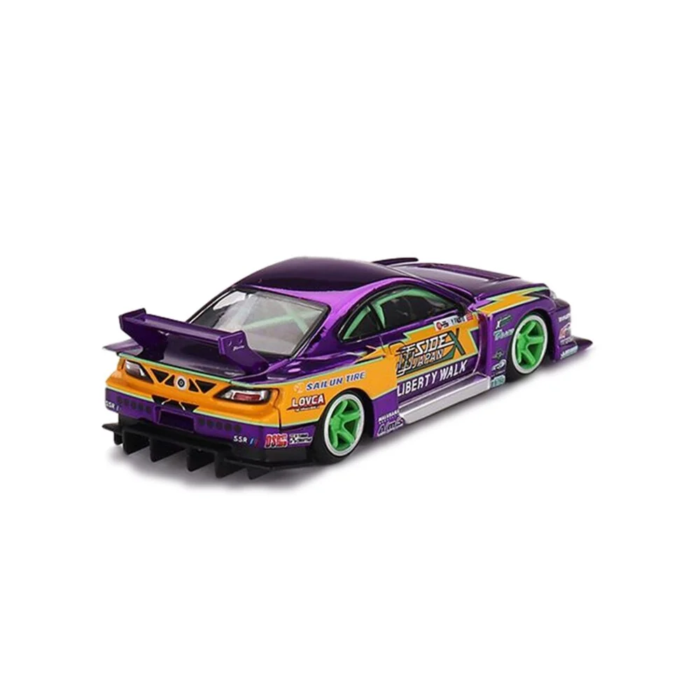 MINI-GT LB-Super Siluet Nissan S15 SILVIA #555 2022 Formula Drift JAPAN 1:64 LIMITED EDITION - Image 4