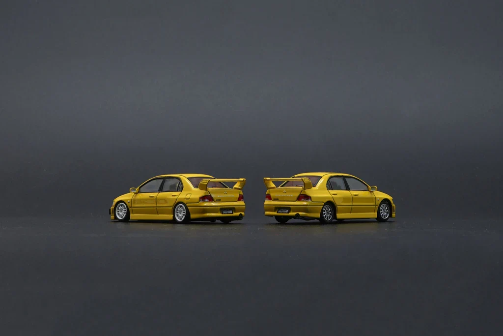 MITSUBISHI LANCER EVO VII (7)(YELLOW) BM CREATIONS 1:64 - Image 5