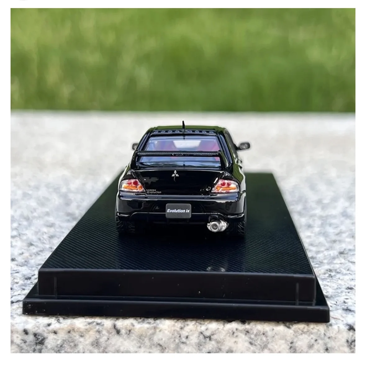 Mitsubishi Lancer EVOLUTION 9 IX (BLACK) w/Engine Sports Model CM 1:64 - Image 7