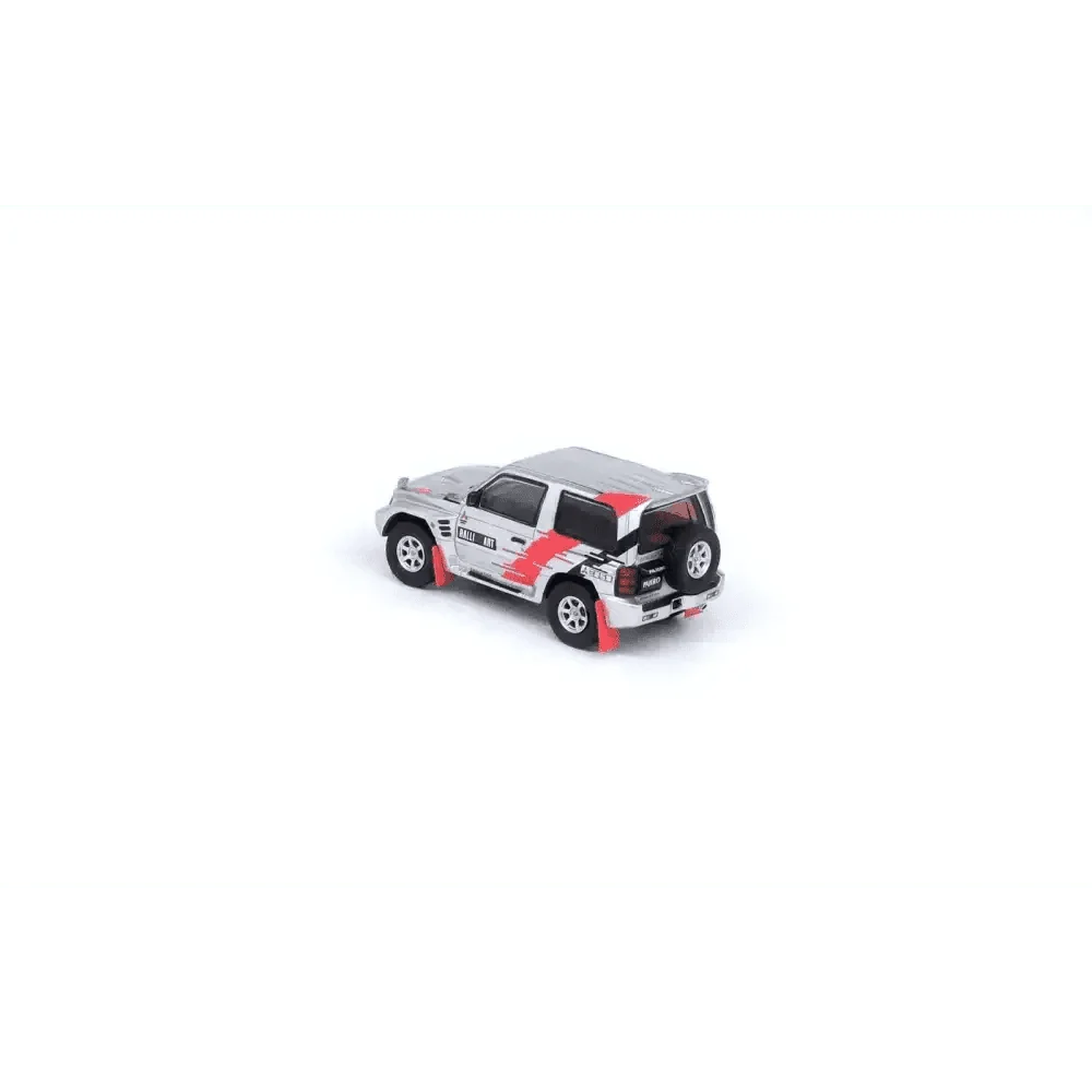 Mitsubishi Pajero Evolution "RALLIART" Silver INNO64 1:64 - Image 4