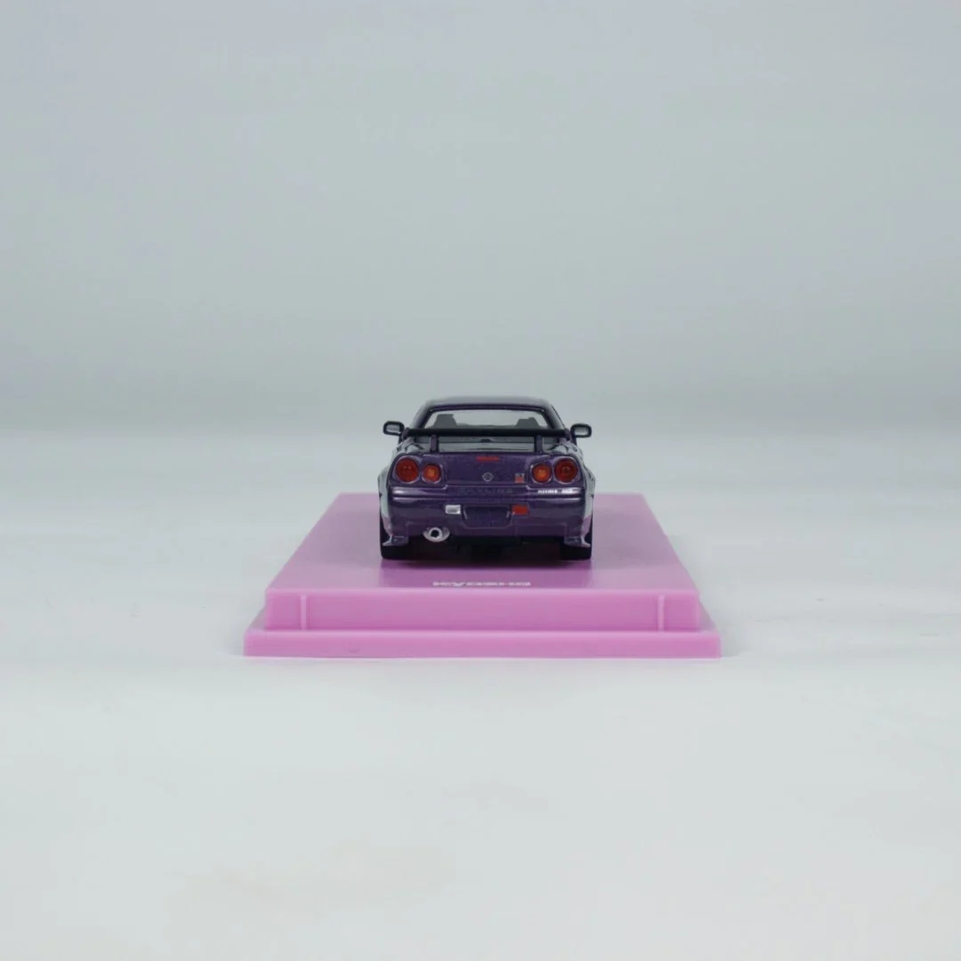 NISMO R34 GT-R Z-TUNE PURPLE MOTN BEIJING HOBBY EXPO CHINA 2025 EXCLUSIVE - KYOSHO 1/64 - Image 13