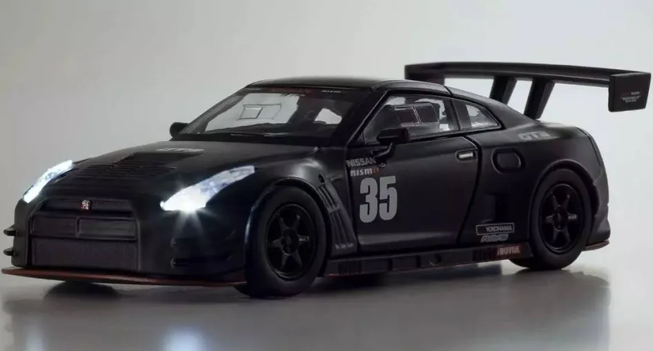 Nismo R35 GT-R GT3 (Compatible with MOTN LED Base) - Matte Black *TDE 2025 Exclusive Model* Kyosho - Image 4