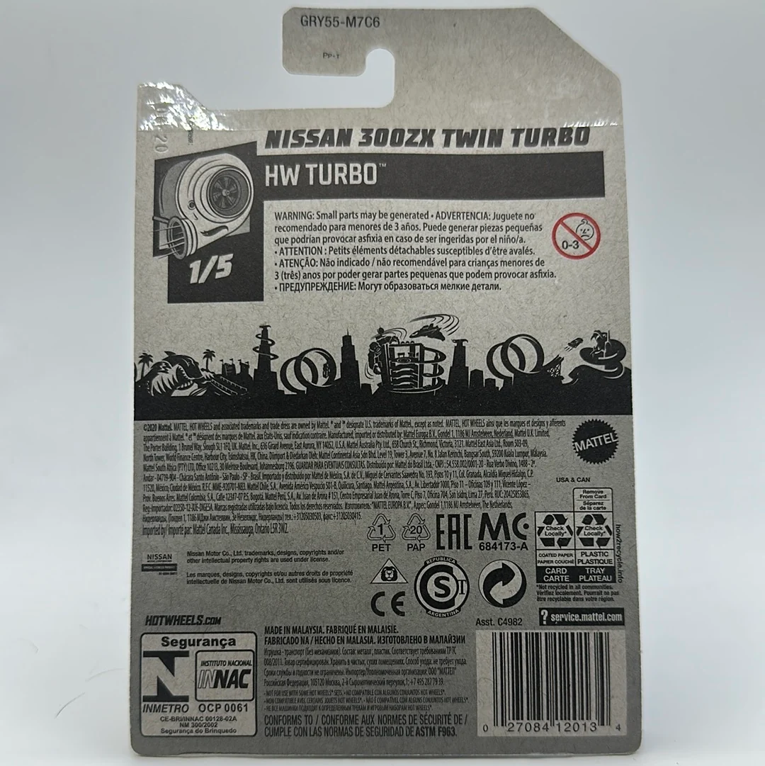Nissan 300ZX Twin Turbo - HW Turbo 1/5 Hotwheels Mainline 23/250 - Image 2