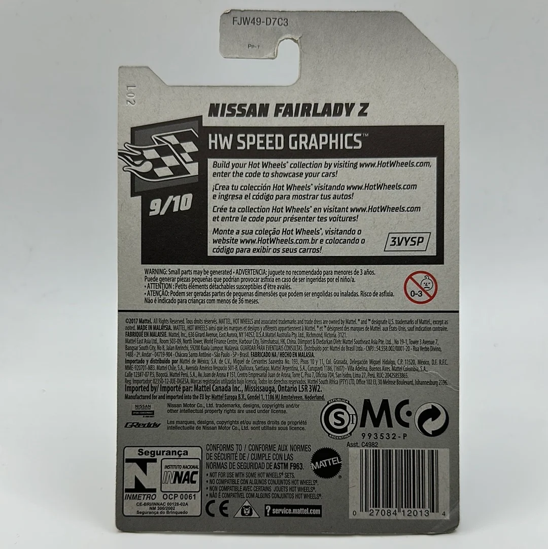 Nissan Fairlady Z HW Speed Graphics 9/10 Hotwheels Mainline 154/365 - Image 2