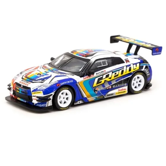 NISSAN GT-R R35 NISMO TRUST E-RACING TARMAC 1:64 (TW64-005-GDY) - Image 2