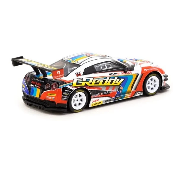 NISSAN GT-R R35 NISMO TRUST E-RACING TARMAC 1:64 (TW64-005-GDY) - Image 3