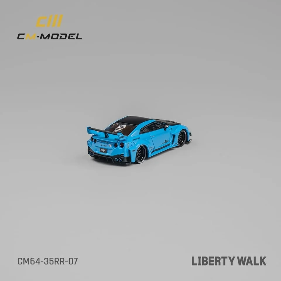 Nissan GT-R R35, Super Silhouette 35GT-RR 3.0 Baby Blue Color (Carbon-Hood) - Image 2