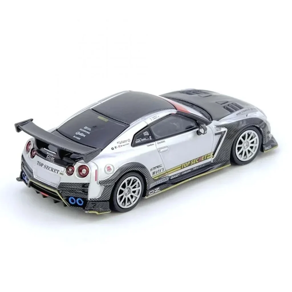 NISSAN GT-R (R35) TOP SECRET (SILVER/CARBON) TAS HK EXPO INNO64 - Image 3