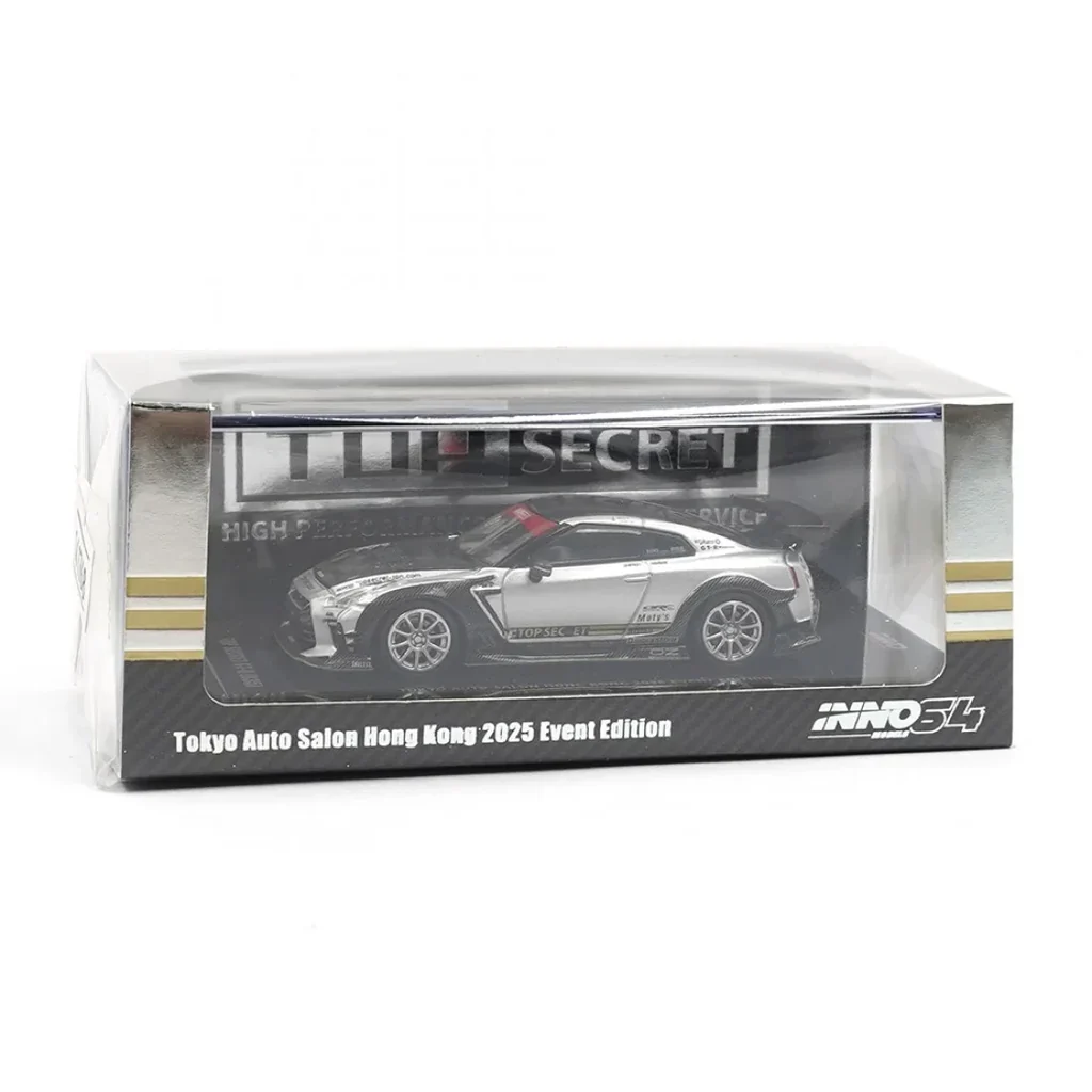 NISSAN GT-R (R35) TOP SECRET (SILVER/CARBON) TAS HK EXPO INNO64 - Image 5