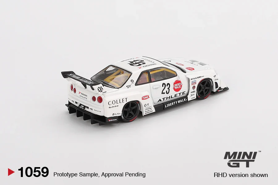 Nissan LB-ER34 Super Silhouette ATHLETE/COLLET - MINIGT 1:64 - Image 2