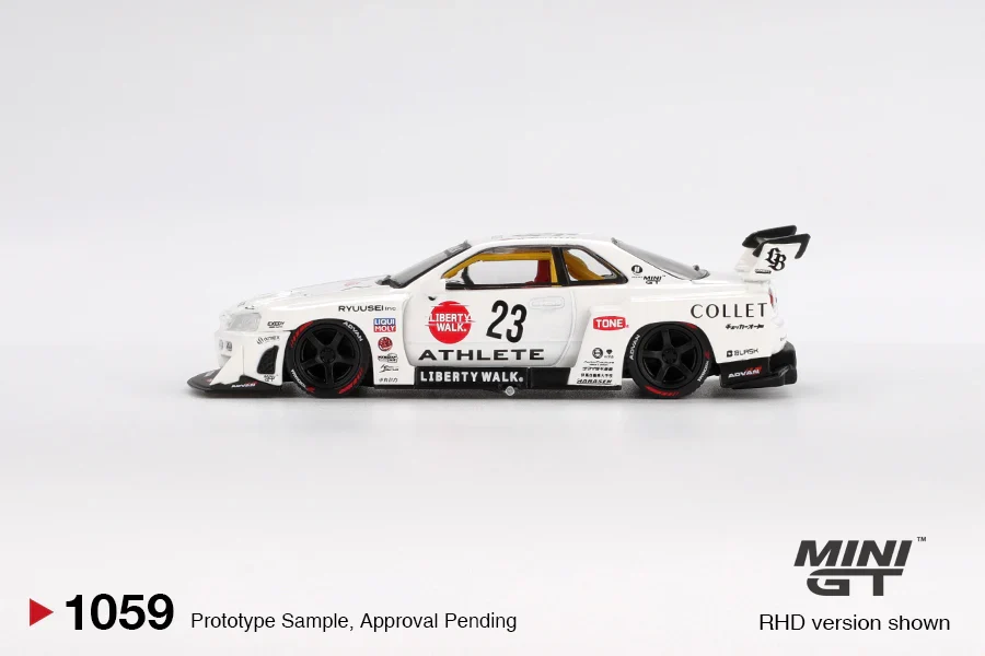 Nissan LB-ER34 Super Silhouette ATHLETE/COLLET - MINIGT 1:64 - Image 3