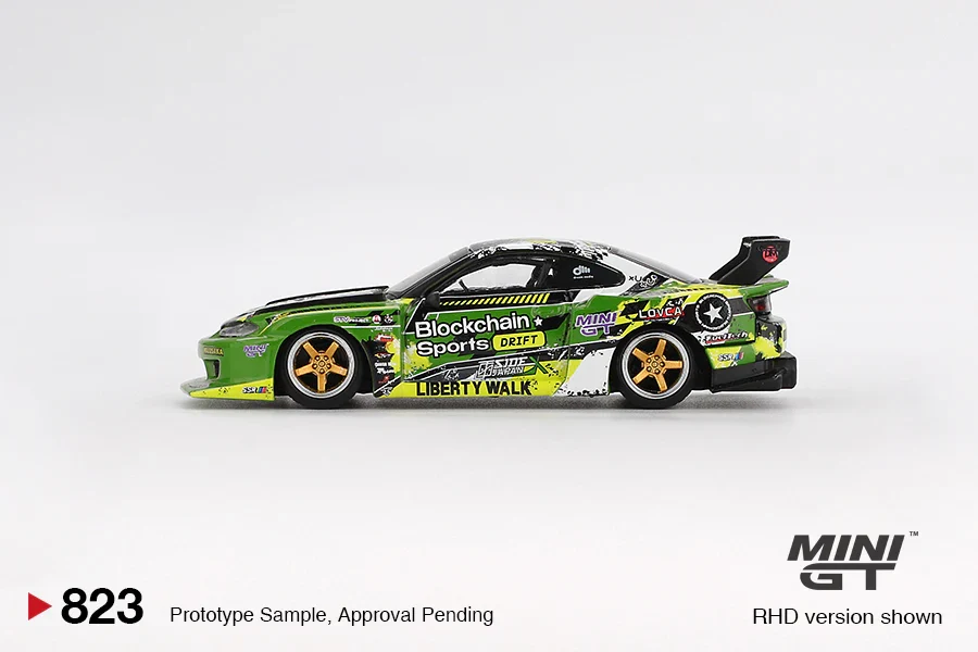 NISSAN LB-SUPER SILHOUETTE S15 SILVIA (2024 FORMULA DRIFT) MINI GT 1:64 - Image 3