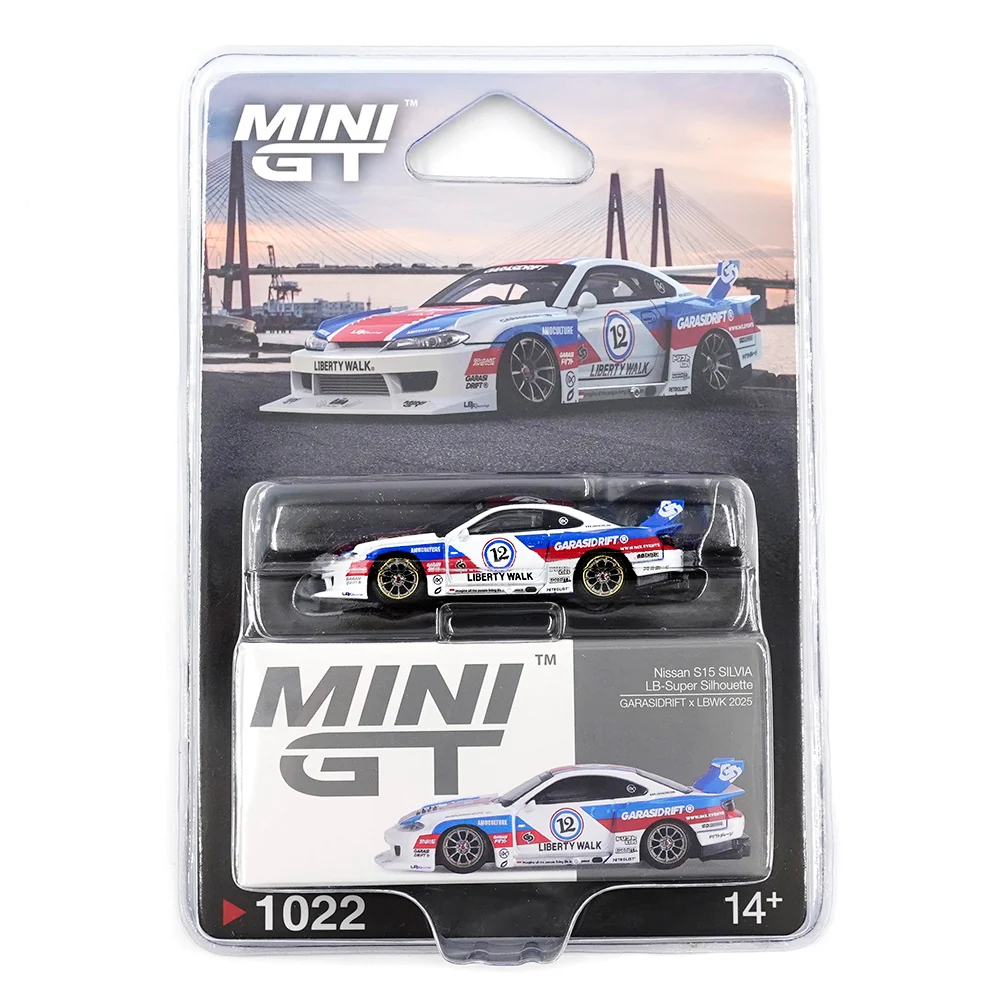 Nissan LB-Super Silhouette S15 SILVIA GARASIDRIFT x LBWK 2025 - MiniGT 1:64 - Image 4