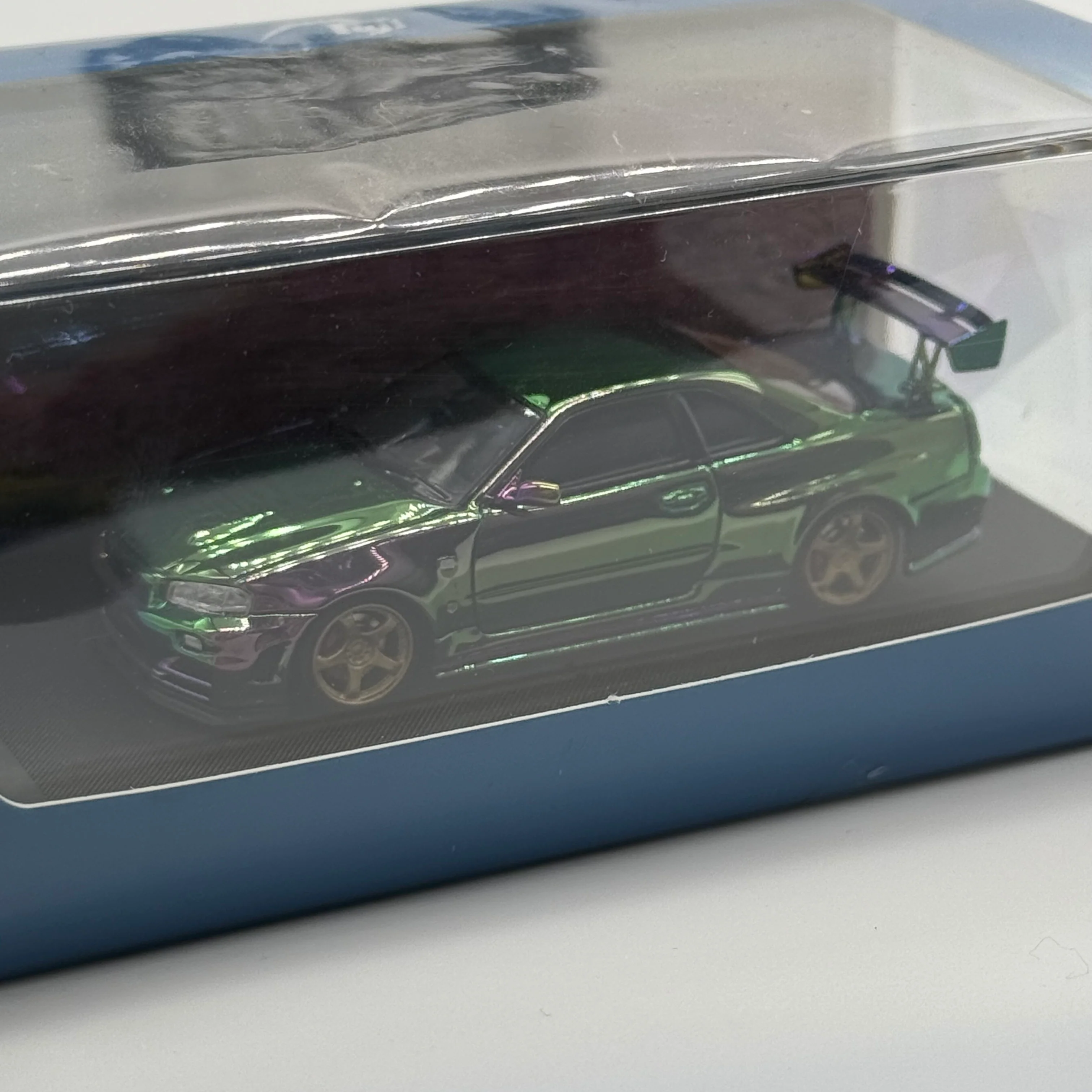Nissan R34 GTR - Chameleon Purple:Green 001/699pcs Fuji - Image 5
