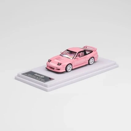 Nissan S13 180SX Pink Valentine Day Special Edition 2024 - Micro Turbo 1:64 - Image 6