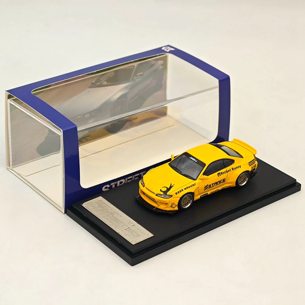 Nissan Silvia S15 Pandem Rocket Bunny (Yellow) - 1/64 SW - Image 3