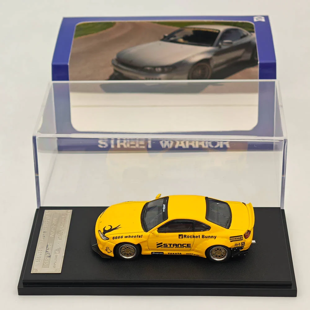 Nissan Silvia S15 Pandem Rocket Bunny (Yellow) - 1/64 SW - Image 5