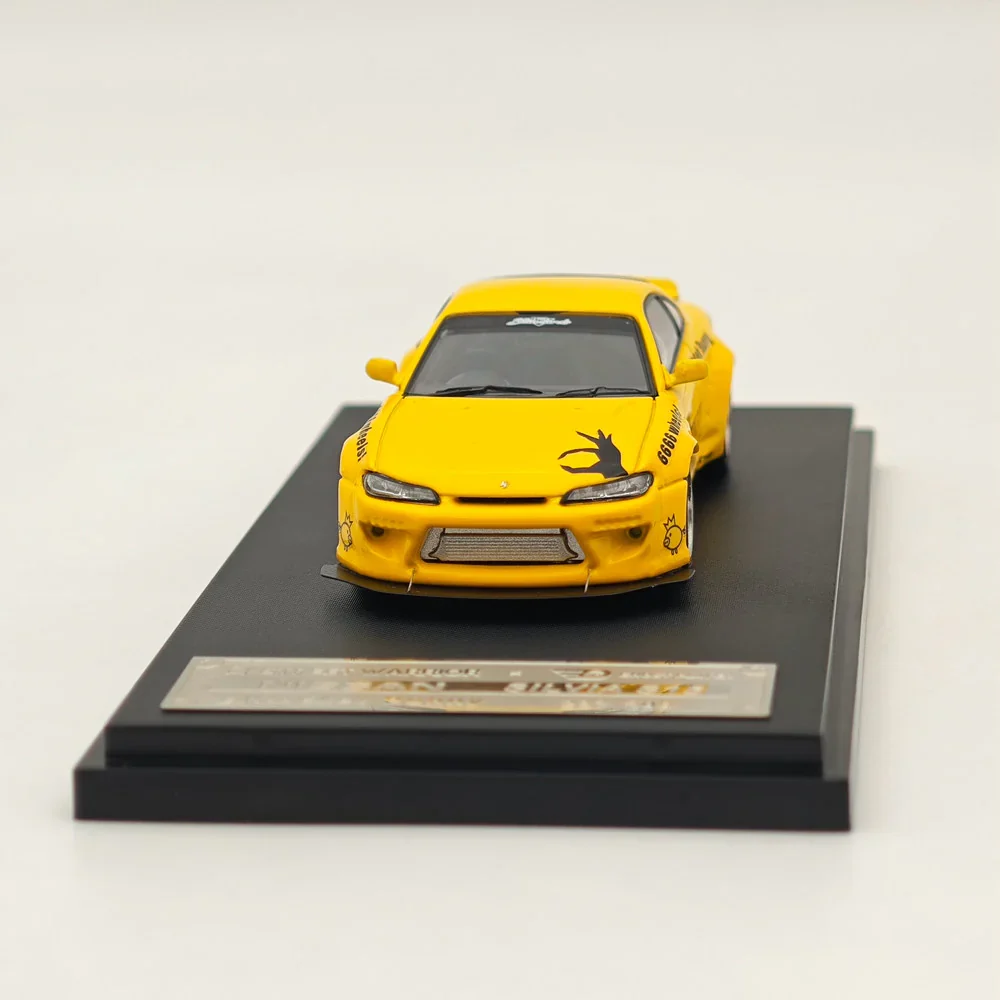 Nissan Silvia S15 Pandem Rocket Bunny (Yellow) - 1/64 SW - Image 6