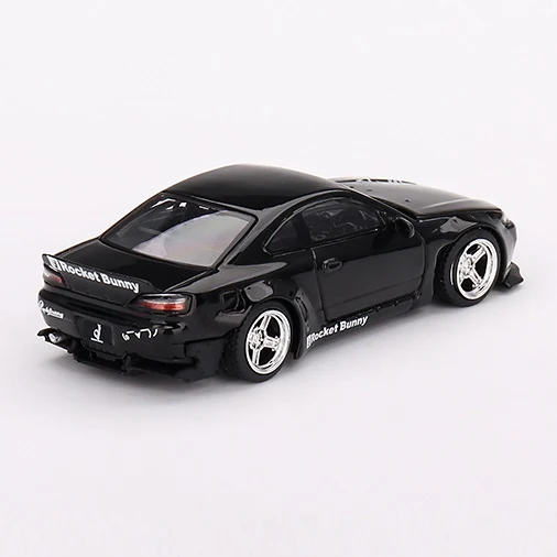 NISSAN SILVIA (S15) ROCKET BUNNY BLACK PEARL MINI GT 1:64 - BLISTER EDITION - Image 3