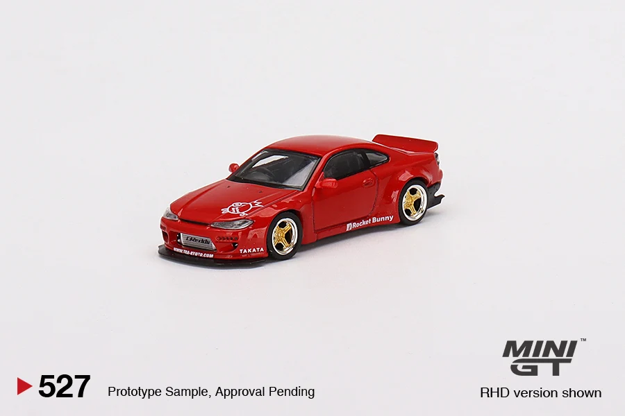 Nissan Silvia (S15) Rocket Bunny Red 1:64 Scale