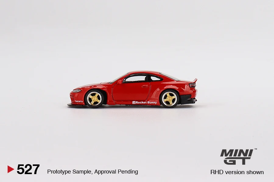 Nissan Silvia (S15) Rocket Bunny Red 1:64 Scale - Image 3