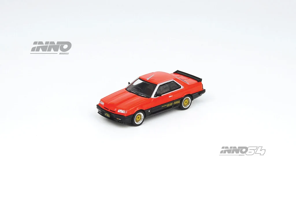 NISSAN SKYLINE 2000 TURBO RS-X (DR30) RED/BLACK INNO64 - Image 2