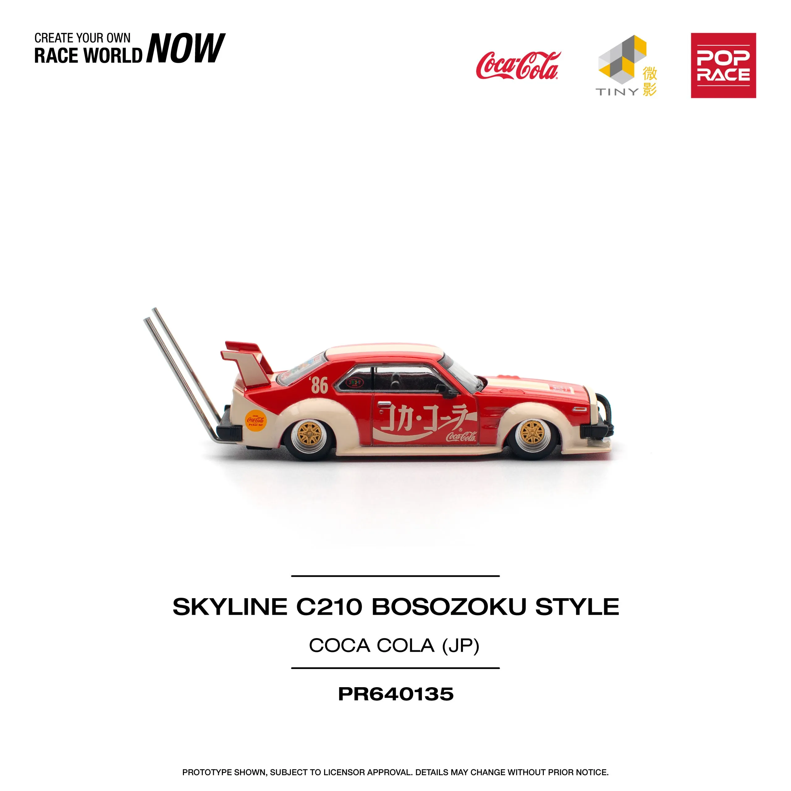 Nissan Skyline C210 Kaido Racer (Bosozoku Style) – Coca Cola Japan – POP RACE - Image 6