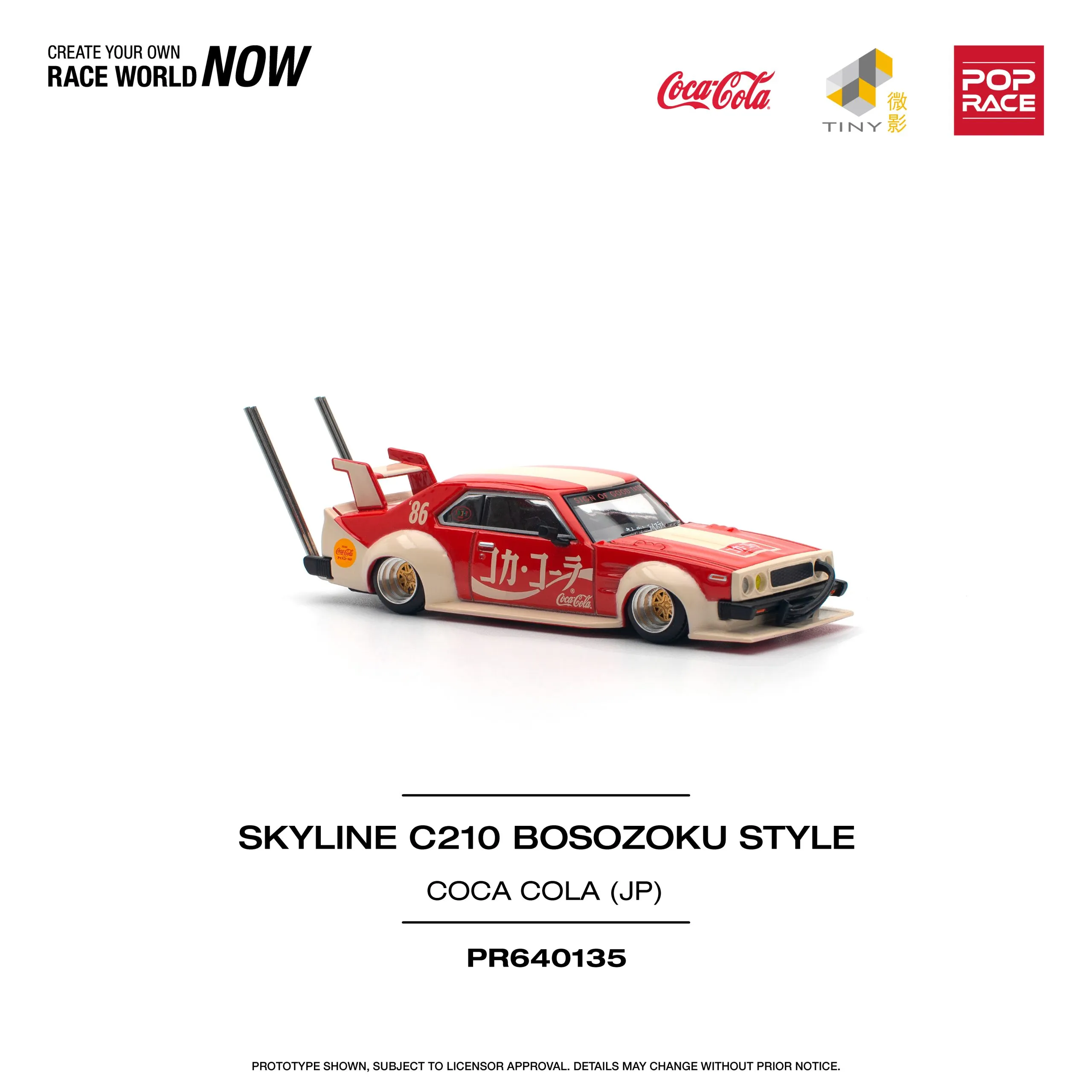 Nissan Skyline C210 Kaido Racer (Bosozoku Style) – Coca Cola Japan – POP RACE - Image 7